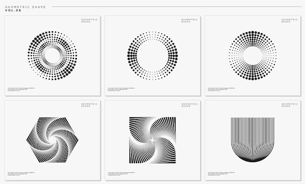 Vector a series of circles with the word circle on the bottom.