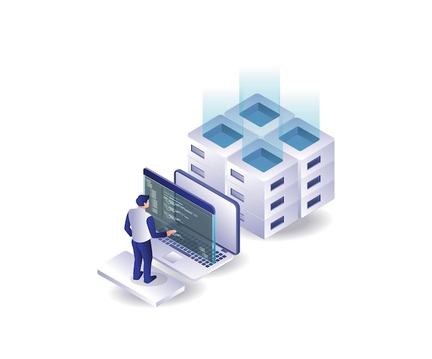 Vector server language analysis programmer hosting technology