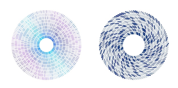 Vector set design elements symbol editable halftone frame dot circle pattern on white background vector illustration eps 10 frame with black random dots round border icon using halftone circle dots text