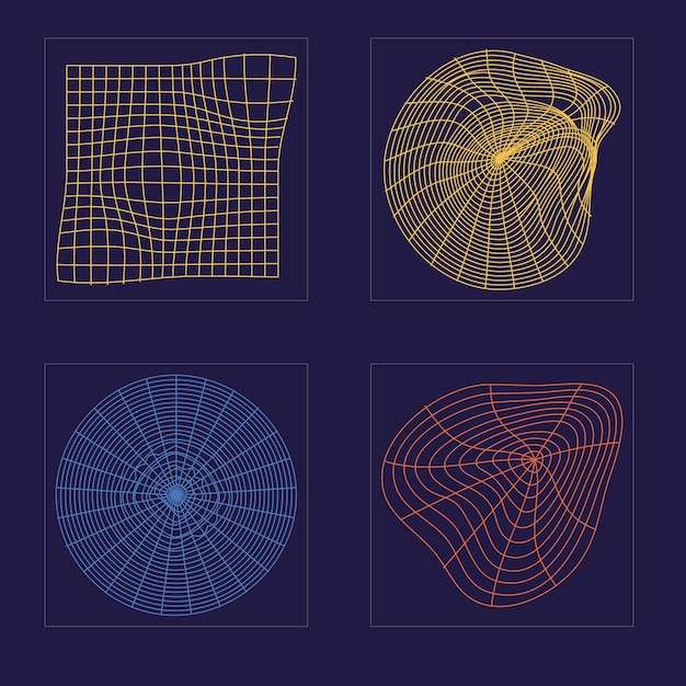 Vector set of y2k style vectors of objects large set of retro objects for design for modern tshirts designed