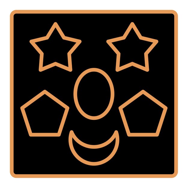 Vector shape toy icon