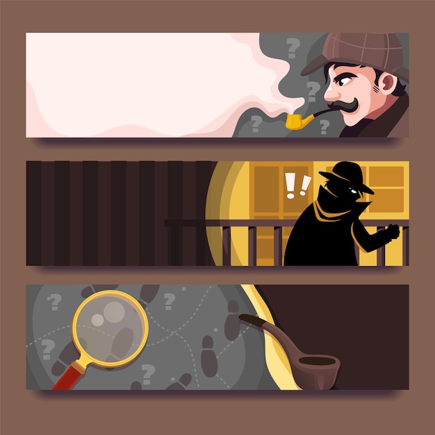 Vector sherlock banner