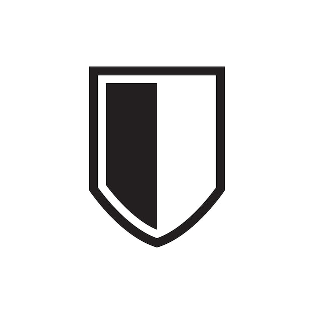 Vector shield vector icon template