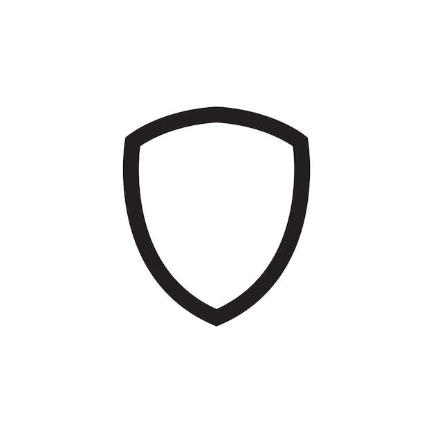 Vector shield vector icon template