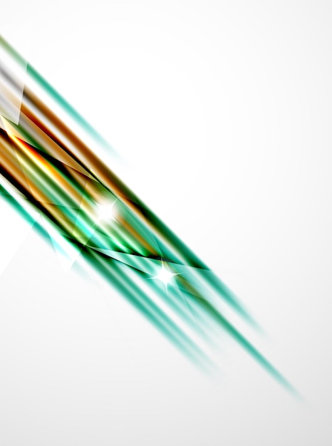Vector shiny straight lines abstract background