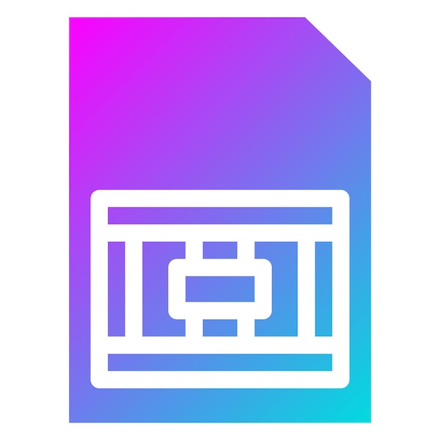 Vector sim card vector icon design illustration