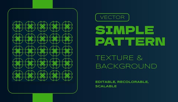 Vector simple pattern background