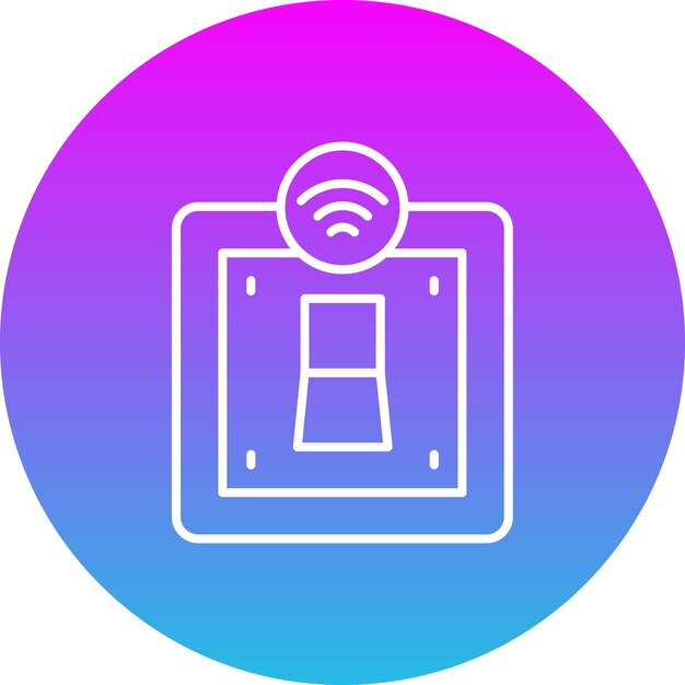 Vector smart switch icon