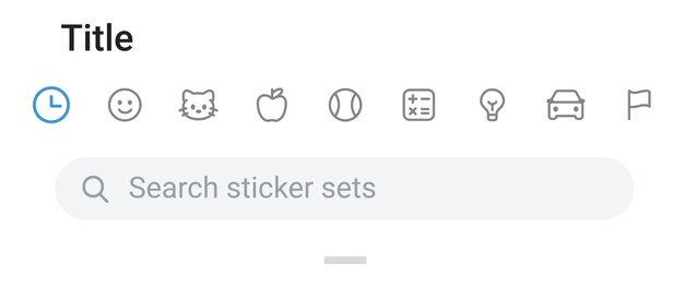 Vector smartphone messaging app user interface design with emoji sms search frame chat screen find