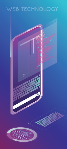 Vector smartphone with business graphs and analytical data programming crossplatform code testing