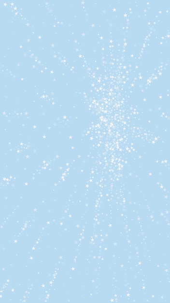 Vector snowfall overlay christmas background subtle flying snow flakes