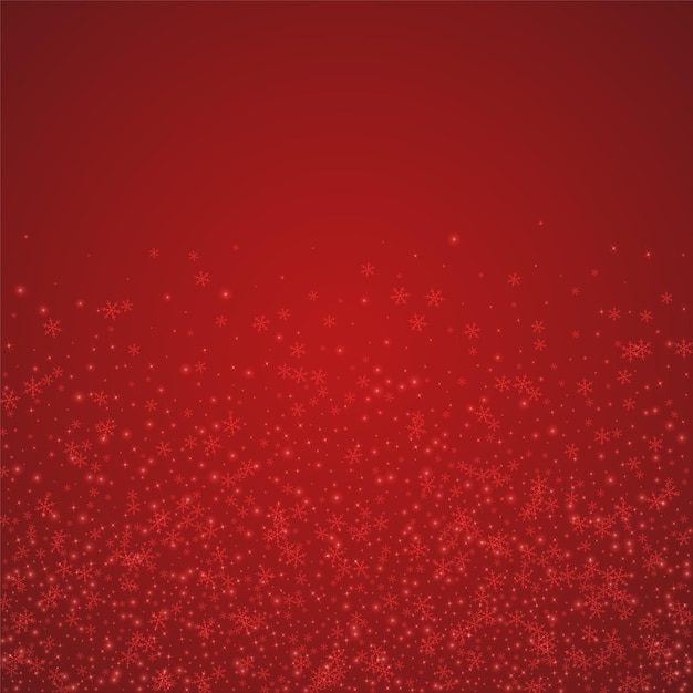 Vector snowy christmas background subtle flying snow