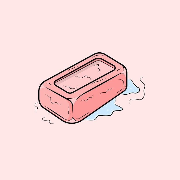 Vector soap the illustration
