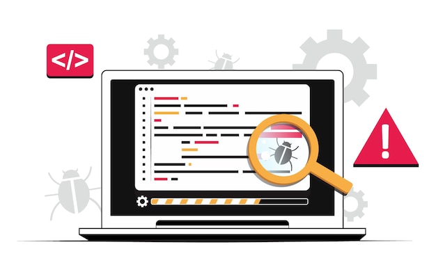 Vector software debugging and code review process