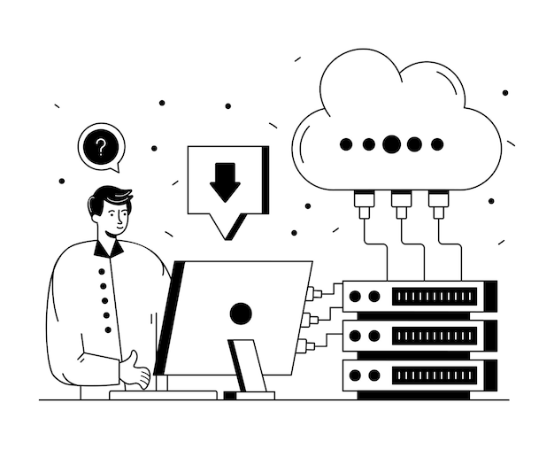 Vector a solid line illustration vector download