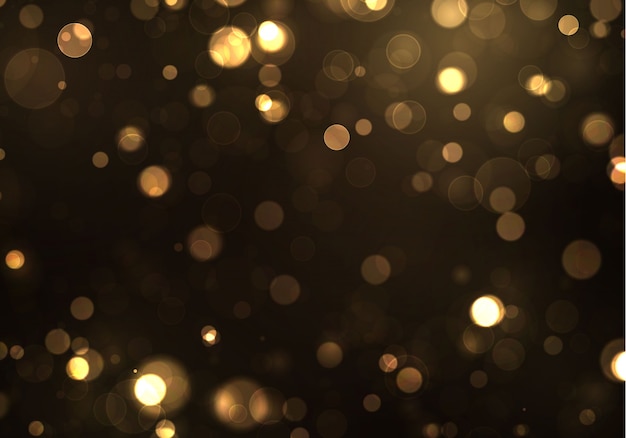 Vector sparkling magical dust particles. abstract background with bokeh effect