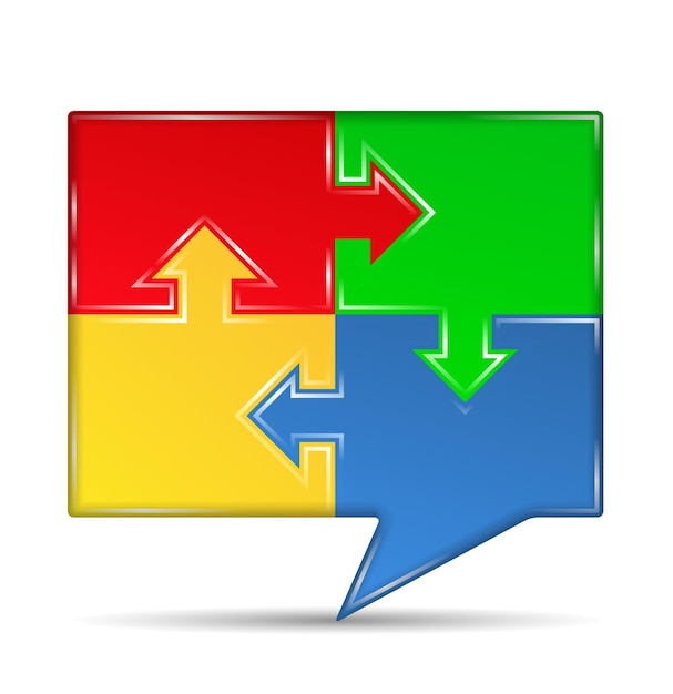 Vector speech bubble