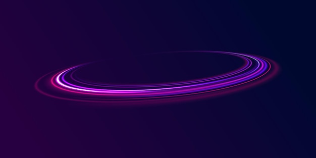 Vector speed of light concept background abstract background rotational border lines png effect wave