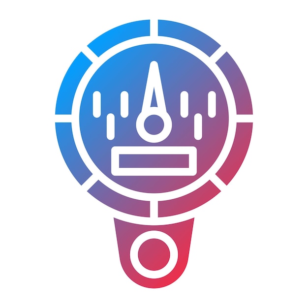 Vector speedometer icon style