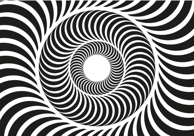 Vector spiral pattern psychedelic background vector abstract