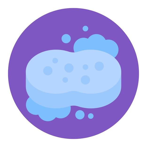 Vector sponge vector illustration style