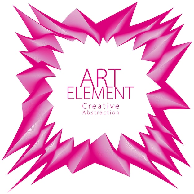 Vector square artistic frame, vector abstract rectangular linear art with copy space for text inside, isolated over white background.