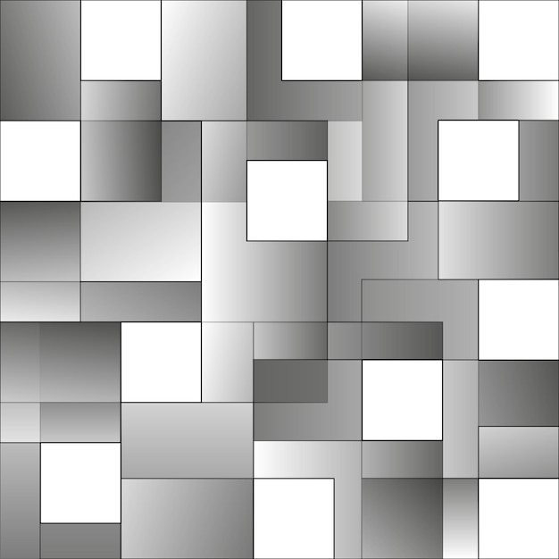 Vector squares abstract white and grey background eps 10