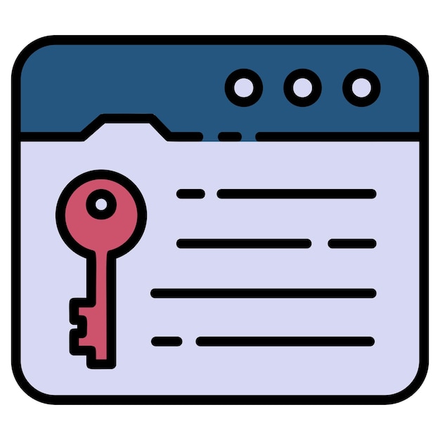 Vector ssl protected webpage sign server and browser secret encrypted decrypted password vector programming