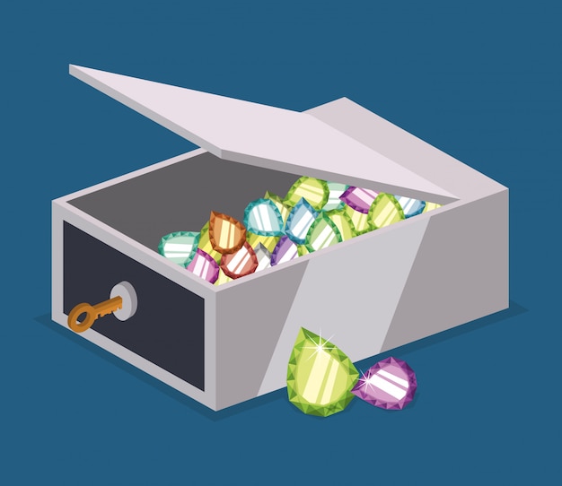 Vector strongbox design.