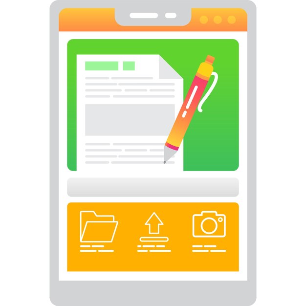 Vector stuff icon edit cloud file information flat vector