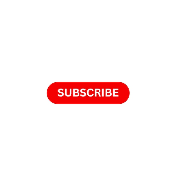 Vector subscribe button for social media and youtube