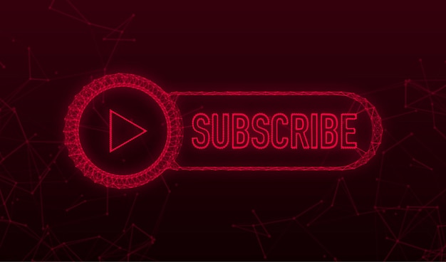 Vector subscribe with cursor button. internet plexus icon. pointer click icon. vector stock illustration.