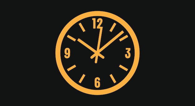 Vector synchronized timepiece perfect for apps and web