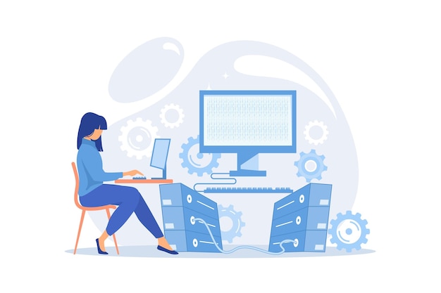 Vector system administration network upkeeping servers configuration install or upgrade computer software