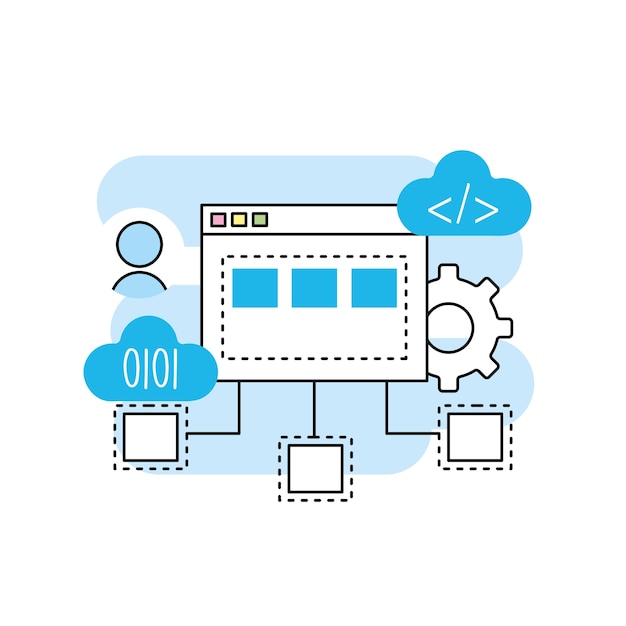 Vector system programming technology with website code