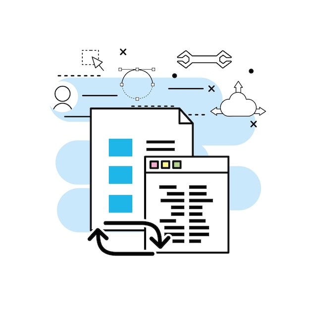 Vector system programming technology with website code