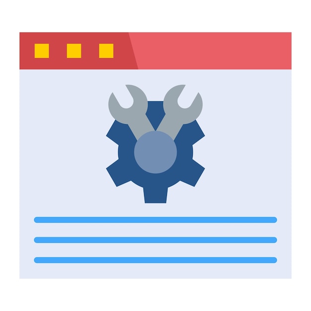 Vector technical support icon
