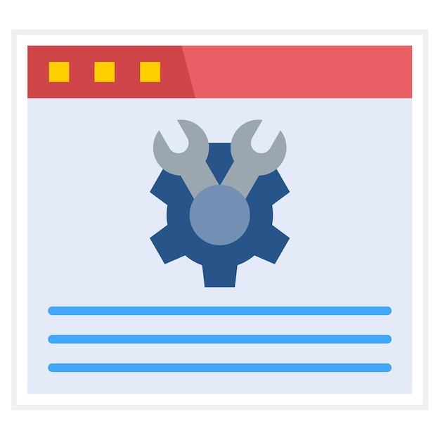 Vector technical support icon