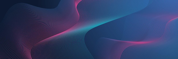 Vector technology abstract lines and dots connection background connection digital data and big data concept digital data visualization vector illustration