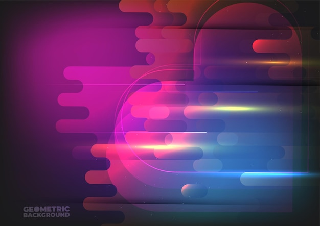 Vector technology background color vector for web and design