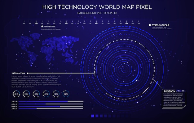 Vector technology interface wallpaper background design
