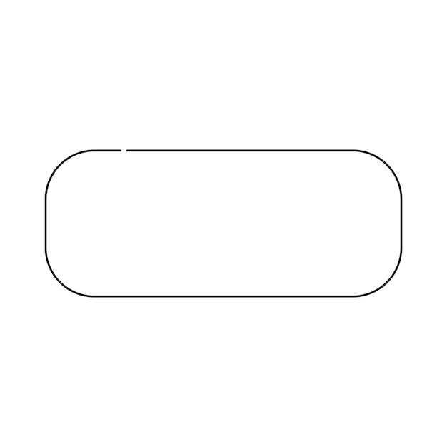 Vector textbox button icon design element for web mockup and application presentation user interface