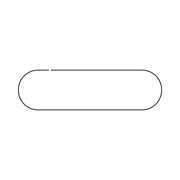 Vector textbox button icon design element for web mockup and application presentation user interface