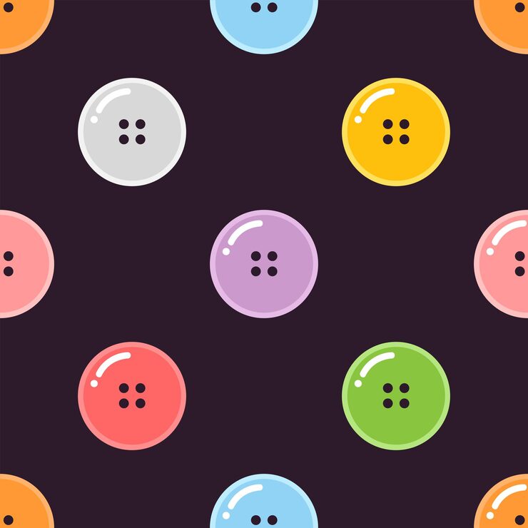 Textile buttons pattern