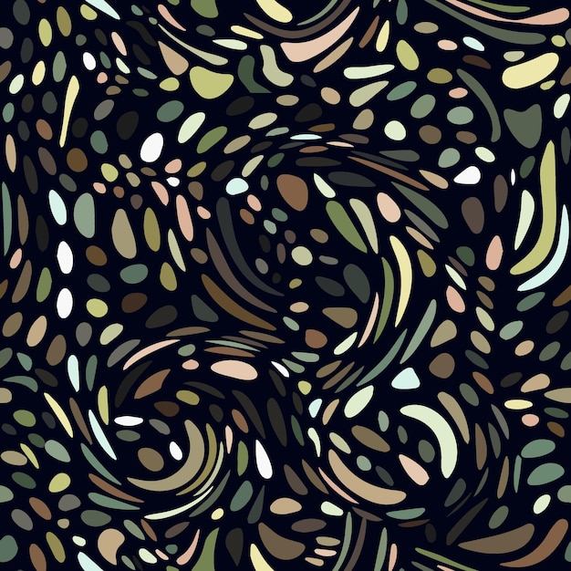 Vector texture of pieces and particles in the italian style. seamless pattern. decor element.