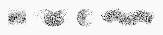 Vector textures for scatter art and pattern brushes