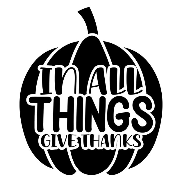 Vector thanksgiving svg design