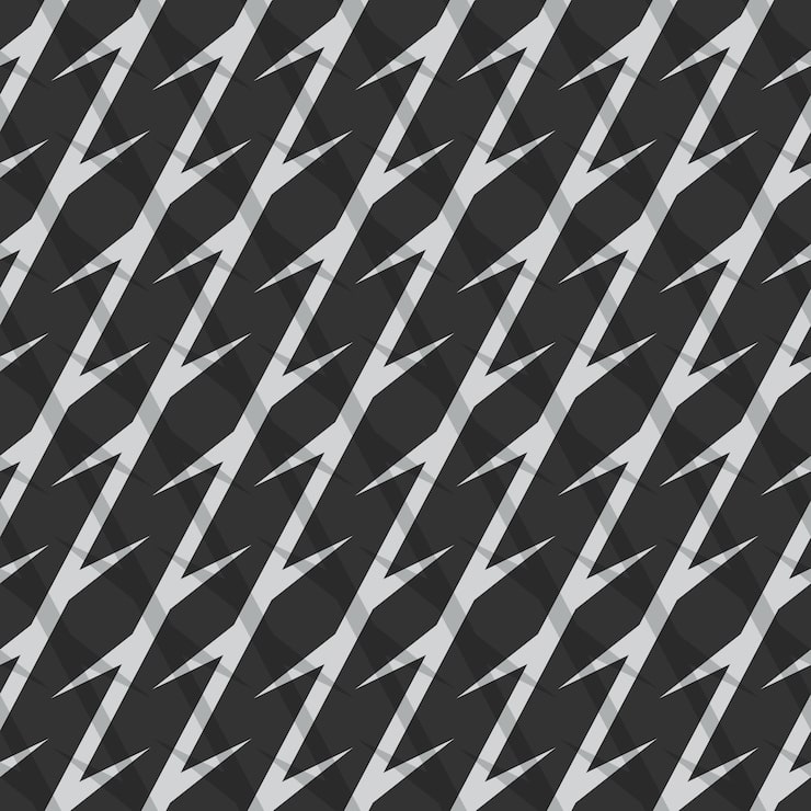 Tire zigzag seamless pattern
