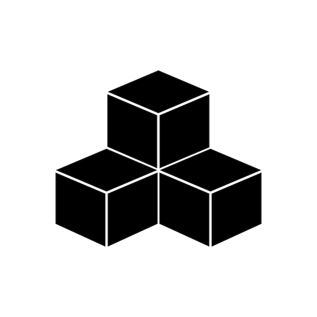 Vector toy blocks icon vector template illustration logo design