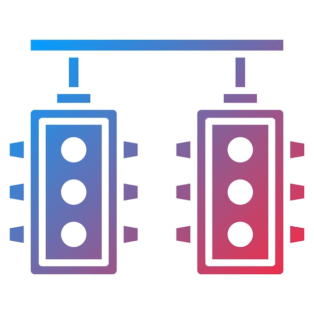 Vector traffic light icon vector image can be used for shipping
